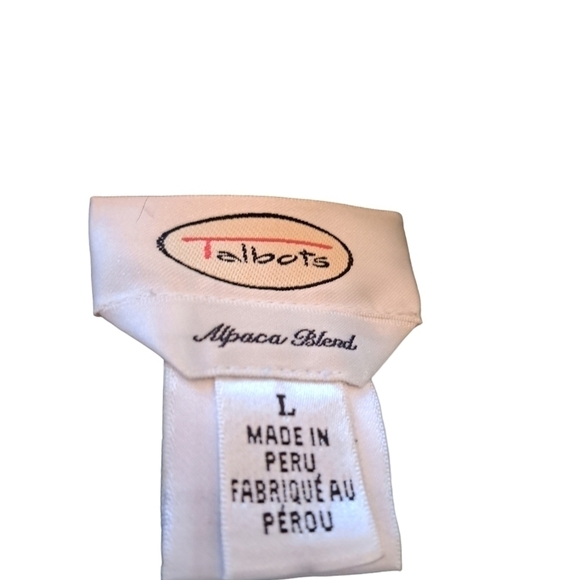 Talbots large jacket wool alpaca olive green career business - Picture 5 of 6